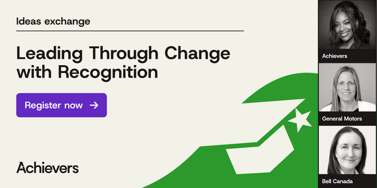 Leading through change with recognition